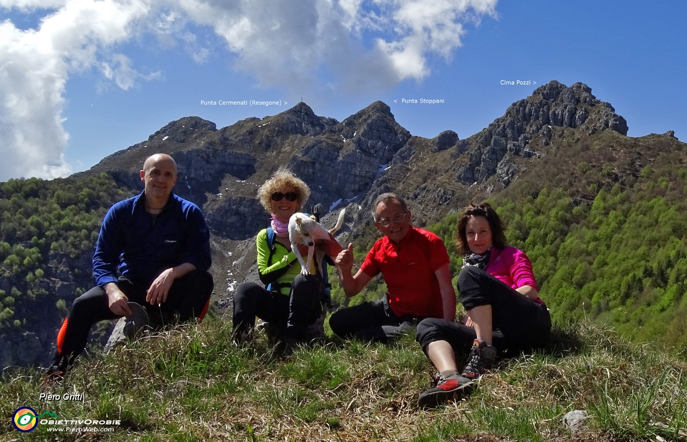 23 Dal Pizzo Morterone vista parte terminale cresta nord.JPG -                                